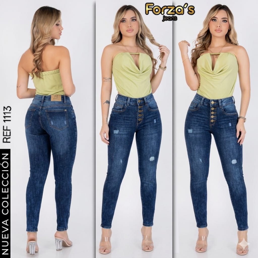JEAN SKINNI STRECH TIRO ALTO 1113