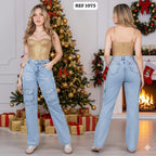 JEAN CARGO RIGIDO TIRO ALTO 1075