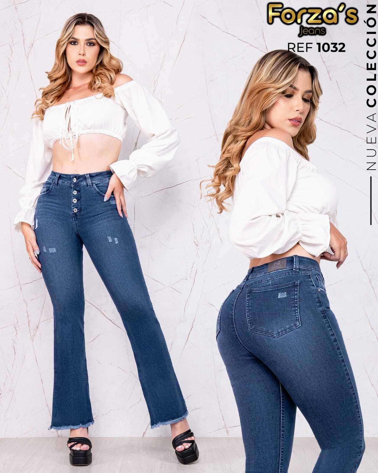 JEAN BOTA CAMPANA STRECH TIRO ALTO 1032